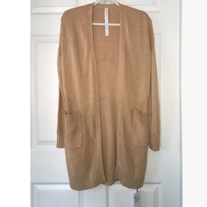 NWT Lululemon Athletica Cashmere Blend Wrap Sweater